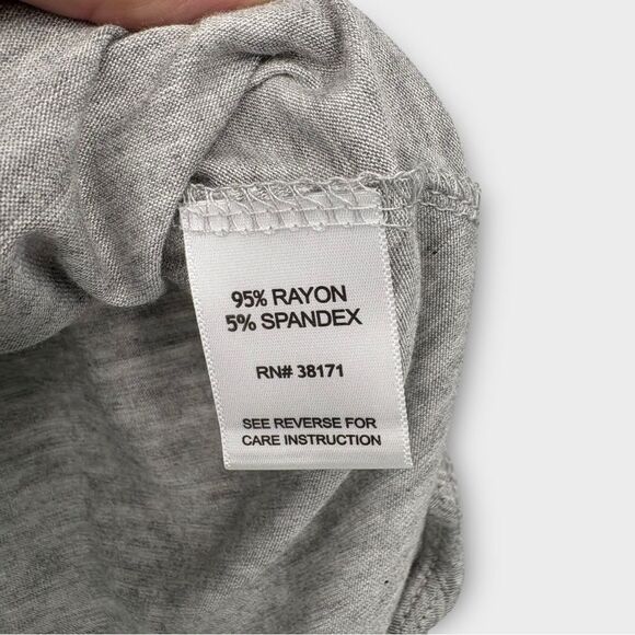 Free People NYTT Flare Sleeve Bodysuit in Light Gray Women’s Size S NWT - Picture 5 of 7